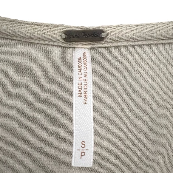 Free People Beige Oversized Jacket - Picture 5 of 8